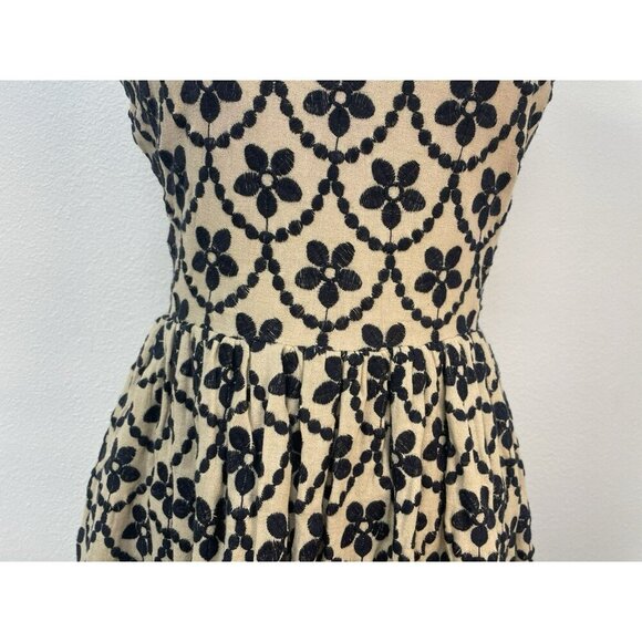 Anthropologie Sunday In Brooklyn Sleeveless Dress Midi Floral Flare Women Small - Picture 5 of 16